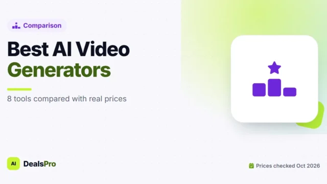 Featured image: best ai video generators on AIDealsPro