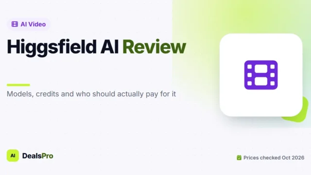 Featured image: higgsfield ai review on AIDealsPro