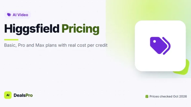 Featured image: higgsfield pricing on AIDealsPro