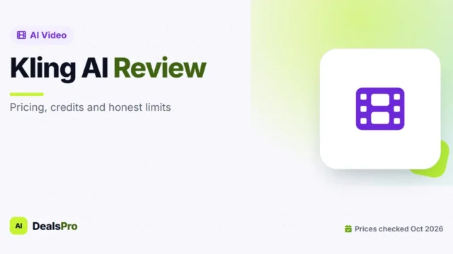 Featured image: kling ai review on AIDealsPro